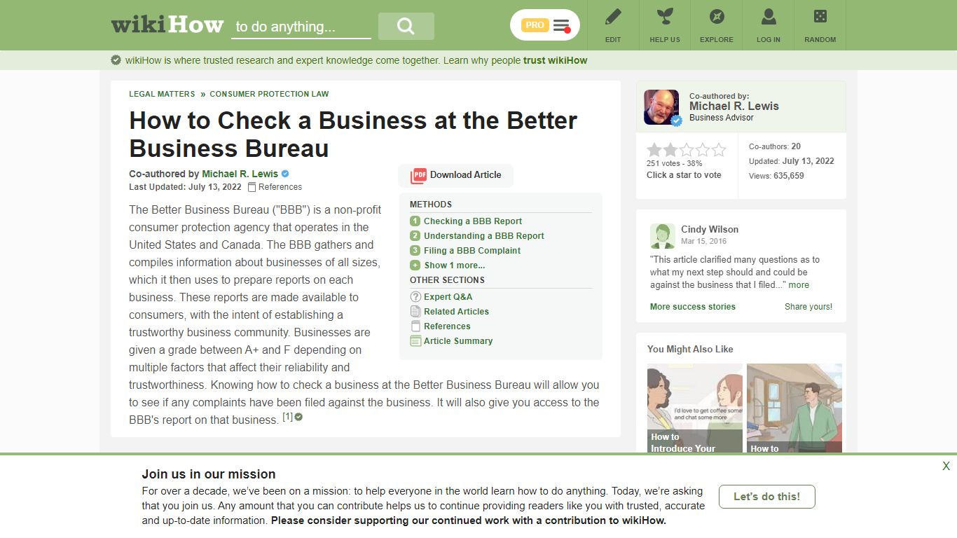 4 Ways to Check a Business at the Better Business Bureau - wikiHow