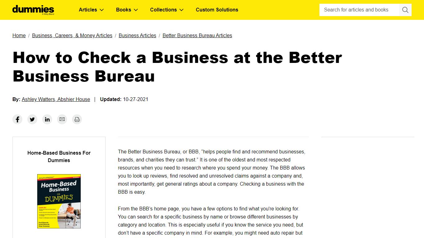 How to Check a Business at the Better Business Bureau